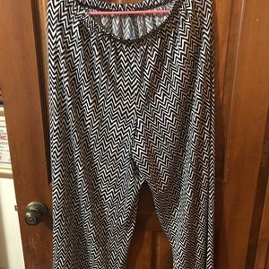 Wide legged palazzo pants!